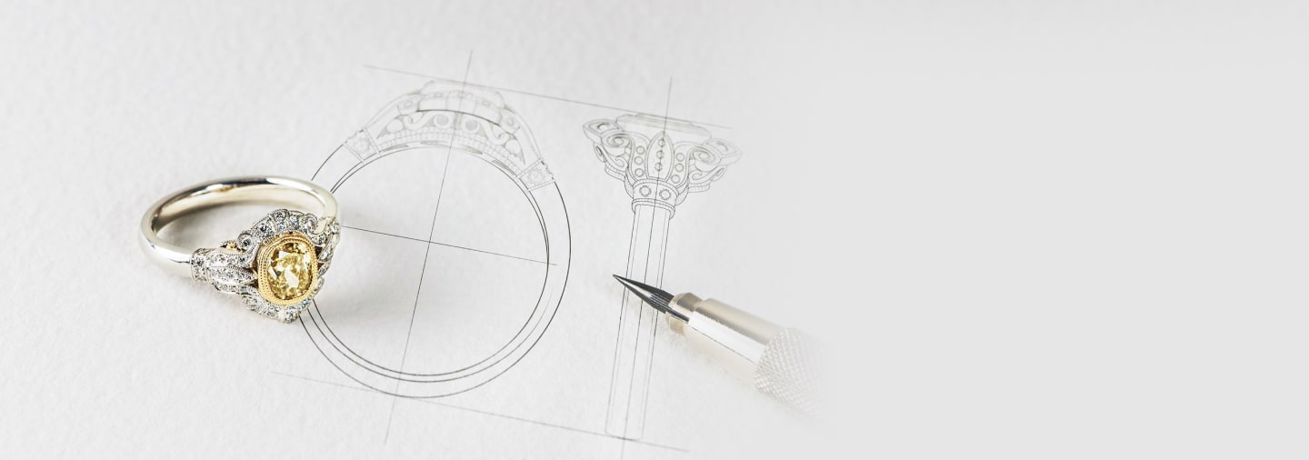 Custom Designed Beatiful Engagement Ring